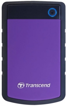 Transcend StoreJet 25H3P 2TB Rubber Grey/Violet